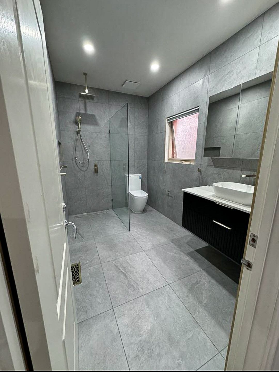 After: The Curbless Wet Room